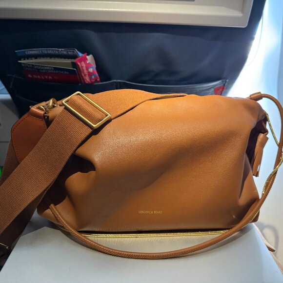 Veronica Beard Tan Clutch - Picture 1 of 9